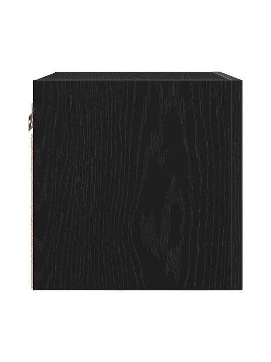 Living Room TV Unit Black Oak L30.5xW30xH30cm