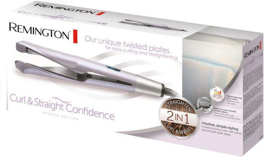 Remington Curl & Straight Confidence S6606GP S6606GP Πρέσα Μαλλιών με Κεραμικές Πλάκες