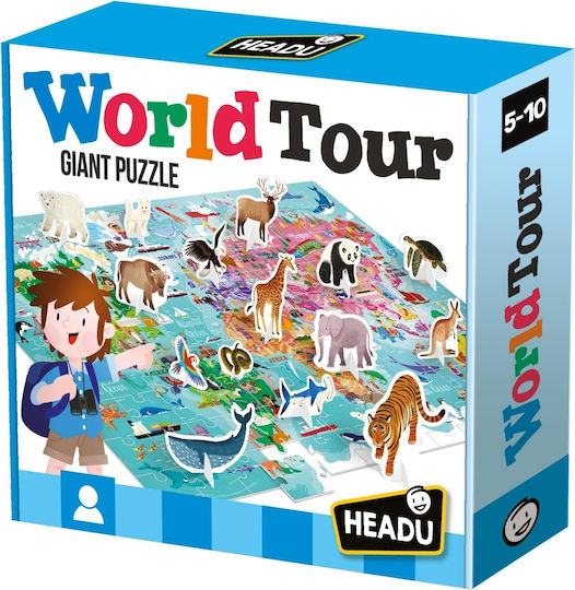 Παιδικό Puzzle World Tour για 5+ Ετών 216pcs Headu