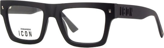 Dsquared2 Plastic Eyeglass Frame Black ICON 0023 003