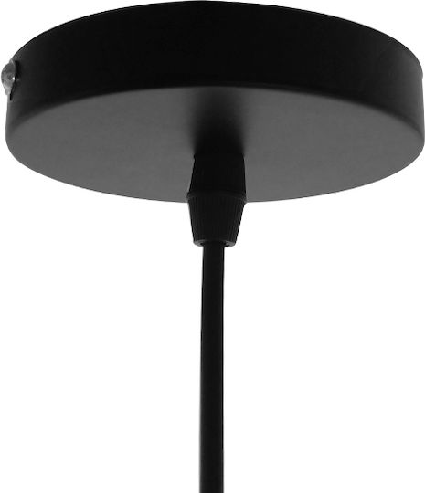 GloboStar Ray Pendant Light Black Bell with Socket E27 26x25cm