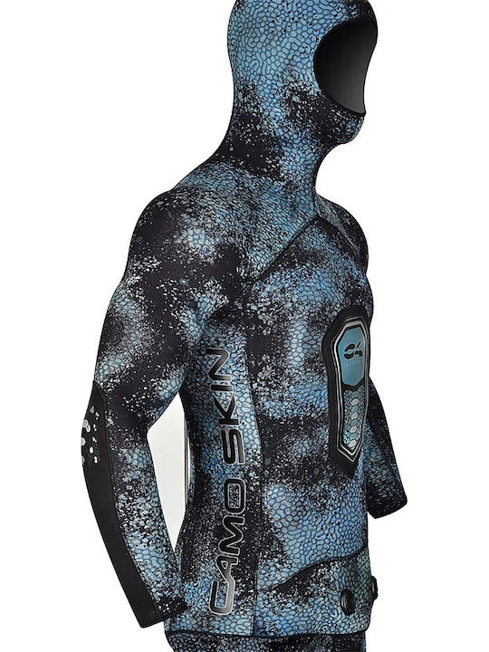 C4 Camo Skin Ocean Divisible Wetsuit Shaved for Speargun Camouflage 5mm