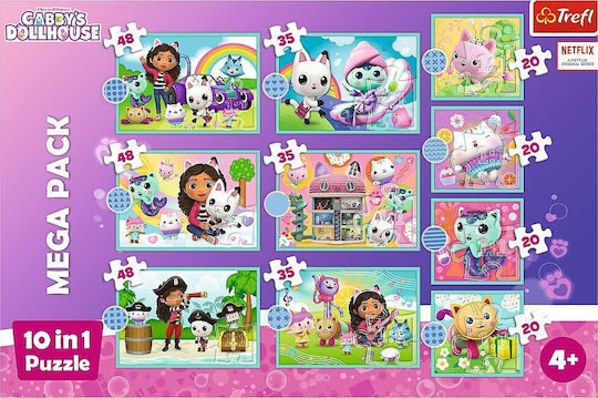 Kinderpuzzle 10 in 1 In Gabi's World für 4+ Jahre 329pcs Trefl