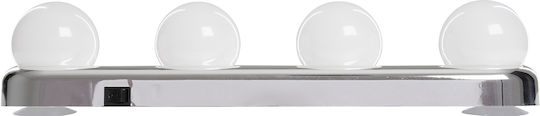 GloboStar Battery Vanity Mirror LED Light Cool White 8W L30.5xW6xH6cm