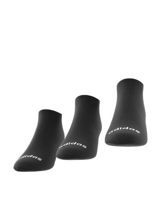 adidas Thin Linear Low-Cut Athletic Socks Multicolour 3 Pairs