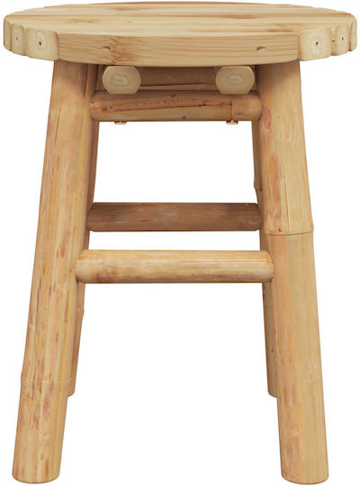 Garden Stool Outdoor Rattan Beige 30x30x36cm