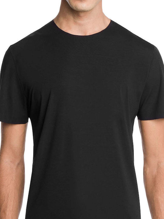 Men's Undershirt Short-sleeved Black