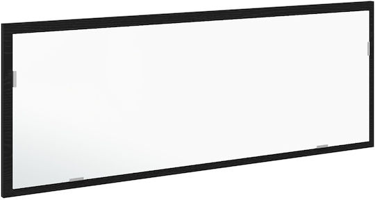vidaXL 862548 Ορθογώνιος Led Αφής από Μασίφ Ξύλο 100x37cm Μαύρος vidaXL 862548 Ορθογώνιος Led Αφής από Μασίφ Ξύλο 100x37cm Μαύρος