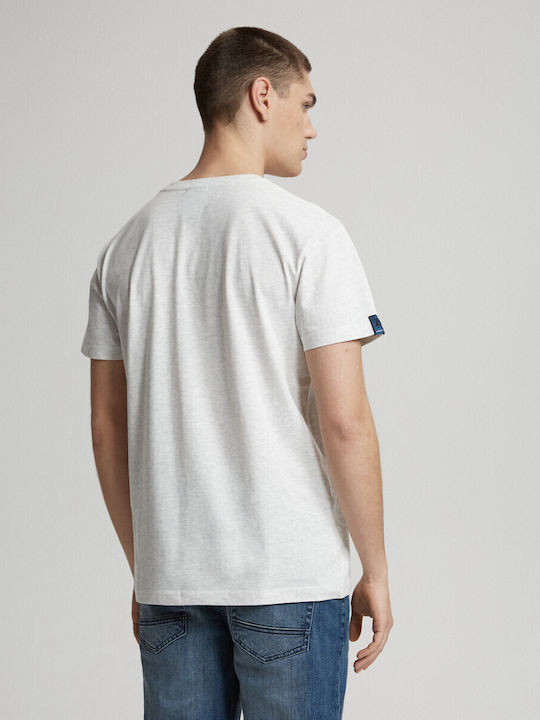 T-shirt White Melange