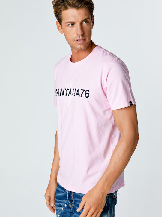 Τύπωμα 76 T-shirt Ροζ