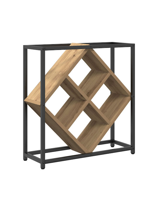 vidaXL Επιδαπέδια Κάβα Ποτών Ξύλινη Καφέ 51x18x52.5εκ.