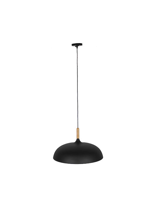 GloboStar Vallete Pendant Light Black Bell with Socket E27 45x27cm