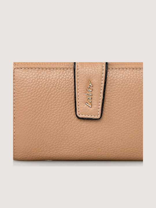 Small Leather Women's Wallet Classic with RFID Natural