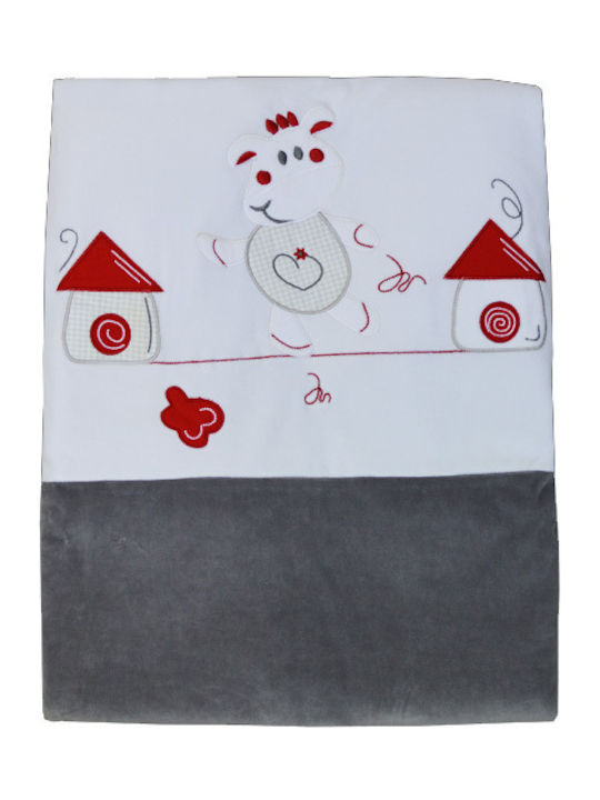 Bebe Stars Blanket Nursery Swaddling Blankets Happy Cow Black 110x90cm