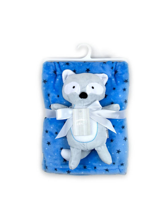 Mother's Choice Pătură Pepinieră Swaddling pături Gri Blue 75x100cm