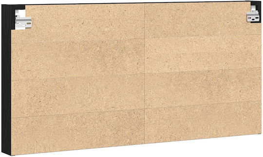 Raft Negru Stejar 100x8.5x50 cm