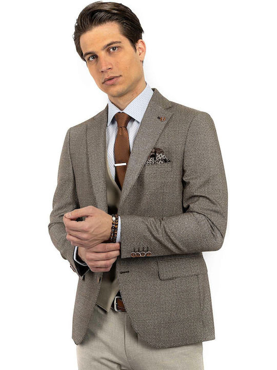Мъжко сако Brown