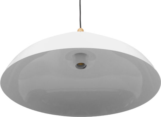 GloboStar Vallete White Bell Pendant Ceiling Light with E27 Socket 45x27x27cm