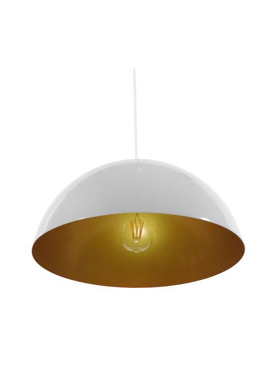 GloboStar Lune Ceiling Light Gold Bell with E27 Socket 40x20x20cm