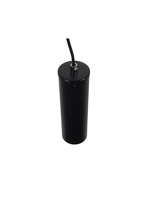 GloboStar Cannon Pendant Light Black with Socket GU10 6x6x20cm