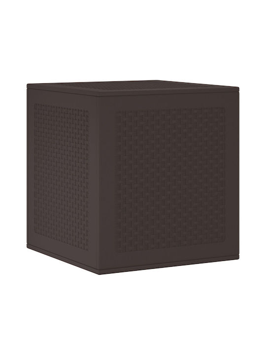 vidaXL Outdoor Storage Box Brown L55xW53xH57cm