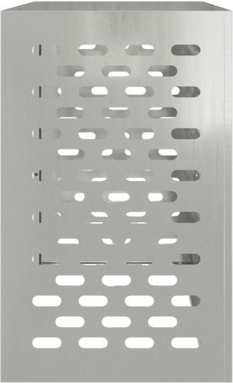 Αντιανεμική Θήκη Air Conditioner Vidaxl 110x50x80 Cm Γαλβανισμένο Χάλυβα Silver 865909