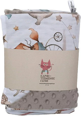 Karfitsomenos Gatos Babydecke Wickeltücher für Kinderzimmer 75x110cm