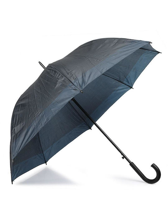 Gianfranco Ferre Automatic Umbrella with Walking Stick Gray