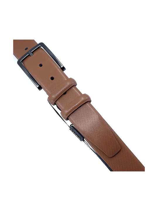 Herren Gürtel Leder Tabac Braun