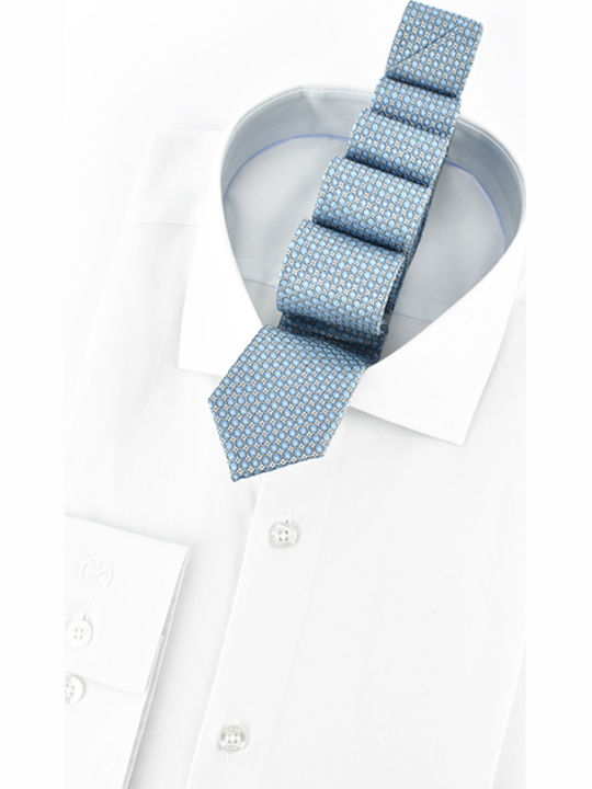 Stefano Mario Men's Tie Monochrome in Blue Color