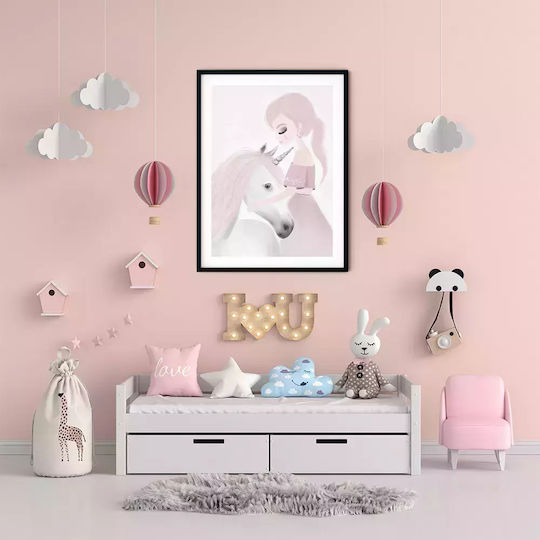 Παιδικό Κάδρο Unicorn 30x40εκ.