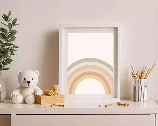 Παιδικό Κάδρο Rainbow 21x30εκ.