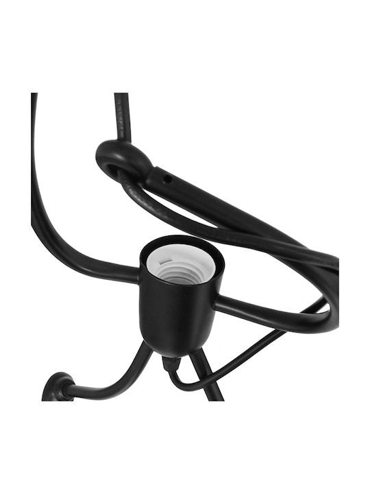 GloboStar Little Man Pendant Light Black with Socket E27 45x40cm