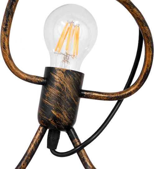 GloboStar Little Man Lumini Suspendate Maro Cu Bază De Bec E27 20x40x40cm