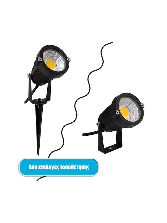GloboStar Waterproof Led Light Fixture Bridgelux 10W 1000lm 35° IP67 2200K Dimmable 75584