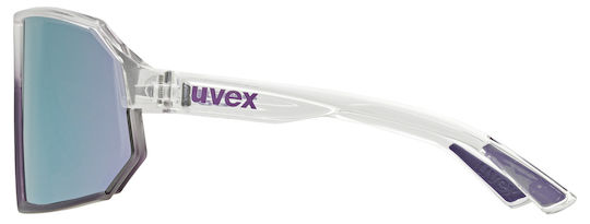 Uvex Велосипедни очила с Бял рамка и Огледало / Прозрачен лещи