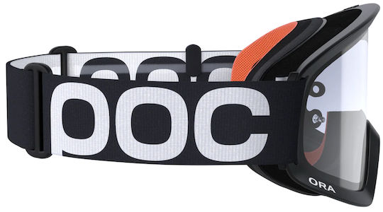 Poc Fahrradbrillen mit Schwarz Rahmen und Transparent Linsen