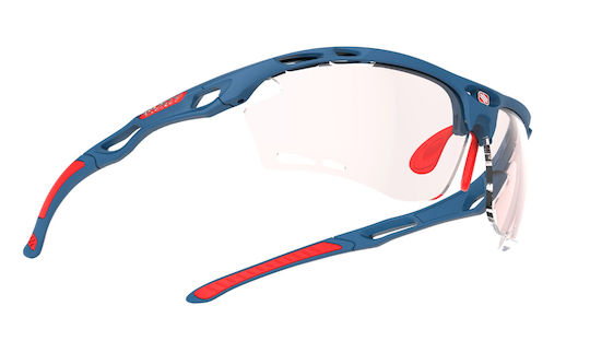 Rudy Project Fahrradbrillen mit Blau Rahmen und Photochrom Linsen
