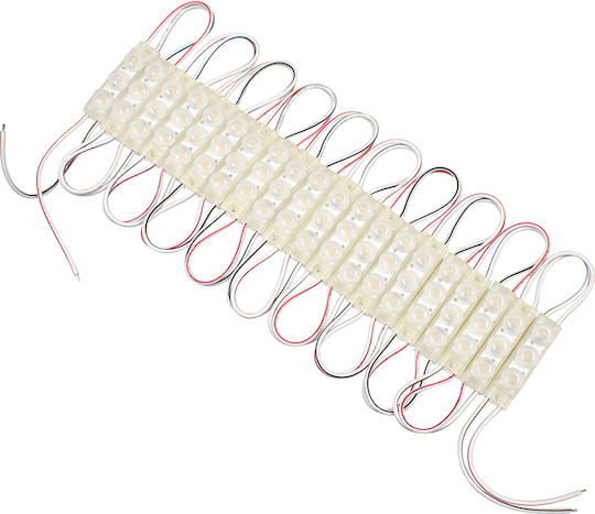 GloboStar LED Modul 12V 1W Alb cald 20buc 73710