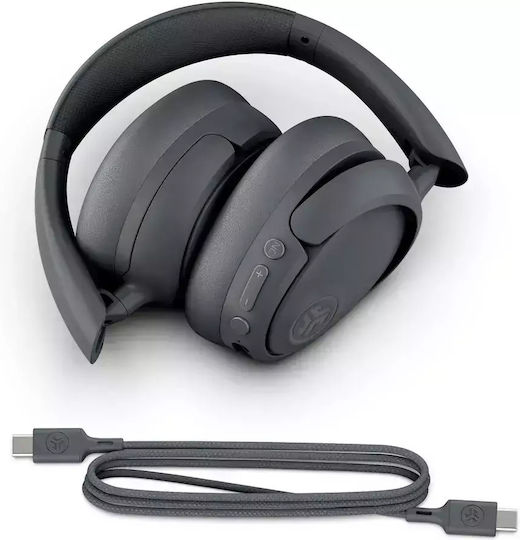 Jlab Jbuds Lux Wireless / Wired Over Ear Headphones with 70 hours of Operation and Quick Charge Graphite