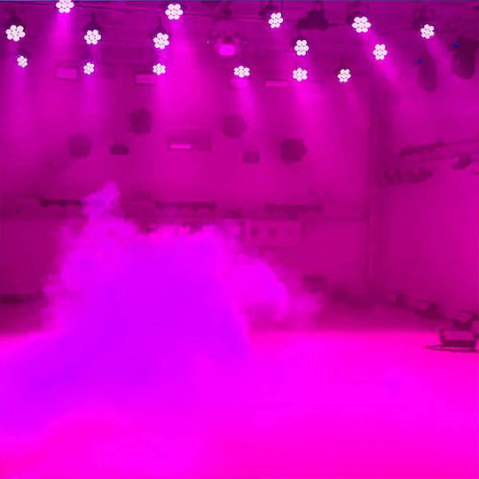 GloboStar Φωτορυθμικό Wash LED DMX με Ρομποτική Κεφαλή RGBW
