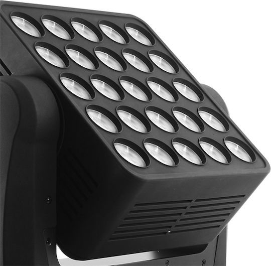 GloboStar Φωτορυθμικό Wash LED DMX με Ρομποτική Κεφαλή RGBW