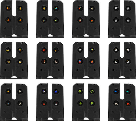 Χριστουγεννιάτικος Προβολέας LED με RGB Φωτισμό Ρεύματος IP44 Εξωτερικού Χώρου