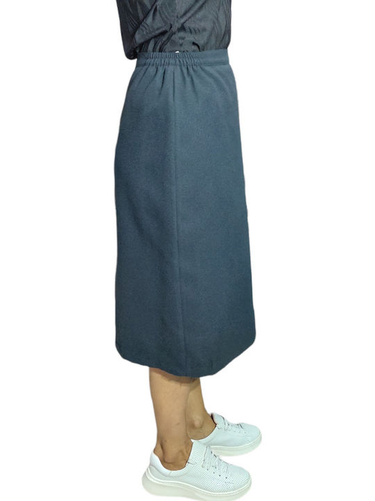 Midi Skirt Gray