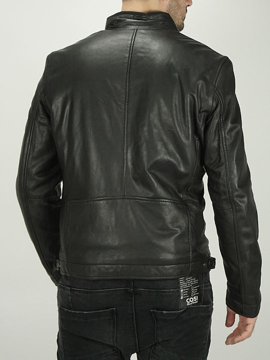Lederjacke Jacke Biker Black