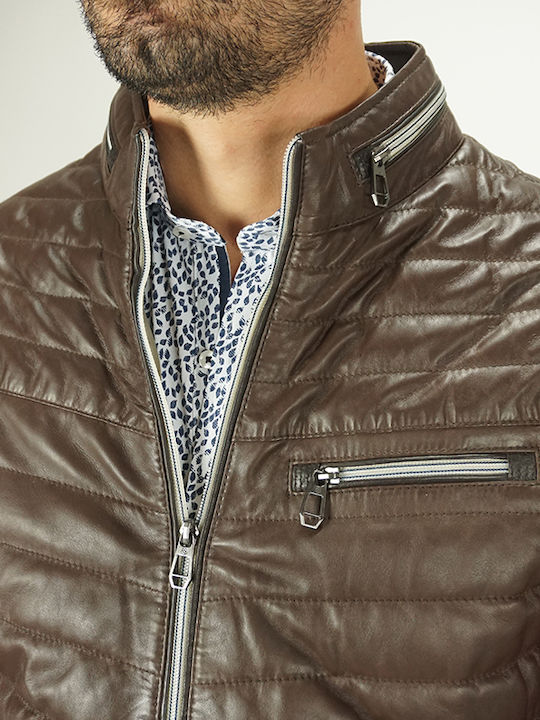 Winter Jacke Puffer Brown