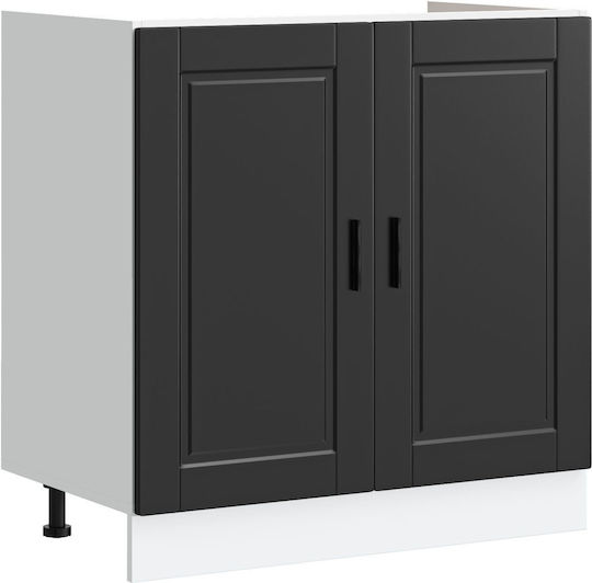 Porto Dulap pentru Chiuvetă Black 80x46x84.5buc