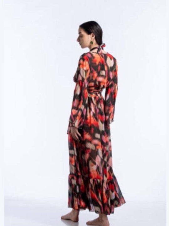 Fashioncore Flowers Feminin Kimono de Plajă Gri
