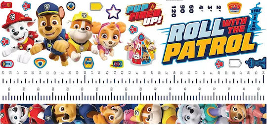RoomMates Decor Kids Growth Height Chart Wall Sticker Paw Patrol Movie Multicolour