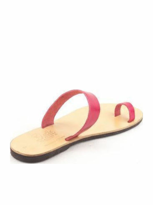 Sandale Casual Damă Din Piele Roz